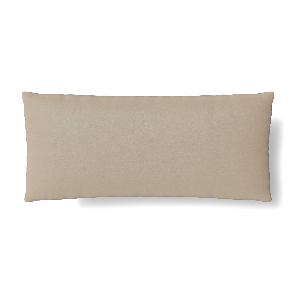 Ann Gish Mushroom 22x10 Duchess + Velvet Reversible Pillow