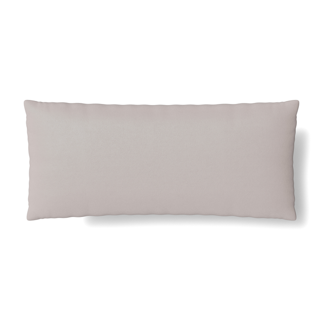 Ann Gish Platinum 22x10 Duchess + Velvet Reversible Pillow