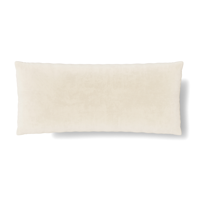 Ann Gish Pearl 22x10 Duchess + Velvet Reversible Pillow