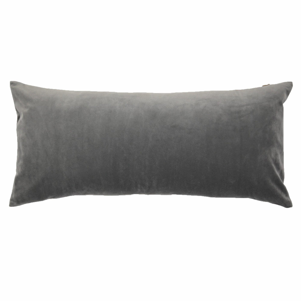 Ann Gish Coal 24x24 Duchess + Velvet Reversible Pillow