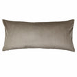 Ann Gish Mushroom 24x24 Duchess + Velvet Reversible Pillow