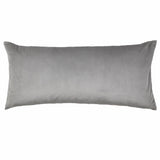 Ann Gish Platinum 24x24 Duchess + Velvet Reversible Pillow