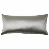 Ann Gish Platinum 24x24 Duchess + Velvet Reversible Pillow