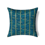 Ann Gish Nile 24x24 Egyptian Faience Pillow