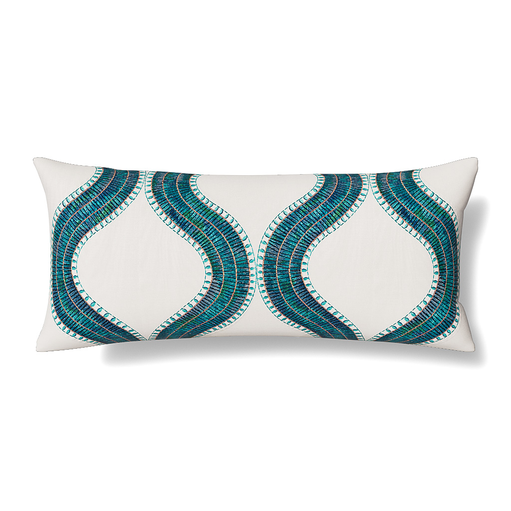 Ann Gish Nile 36x16 Egyptian Collar Pillow