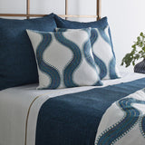 Ann Gish Nile 24x24 Egyptian Collar Pillow