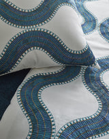 Ann Gish Nile 24x24 Egyptian Collar Pillow