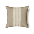 Ann Gish Natural 24x24 Echelon Pillow