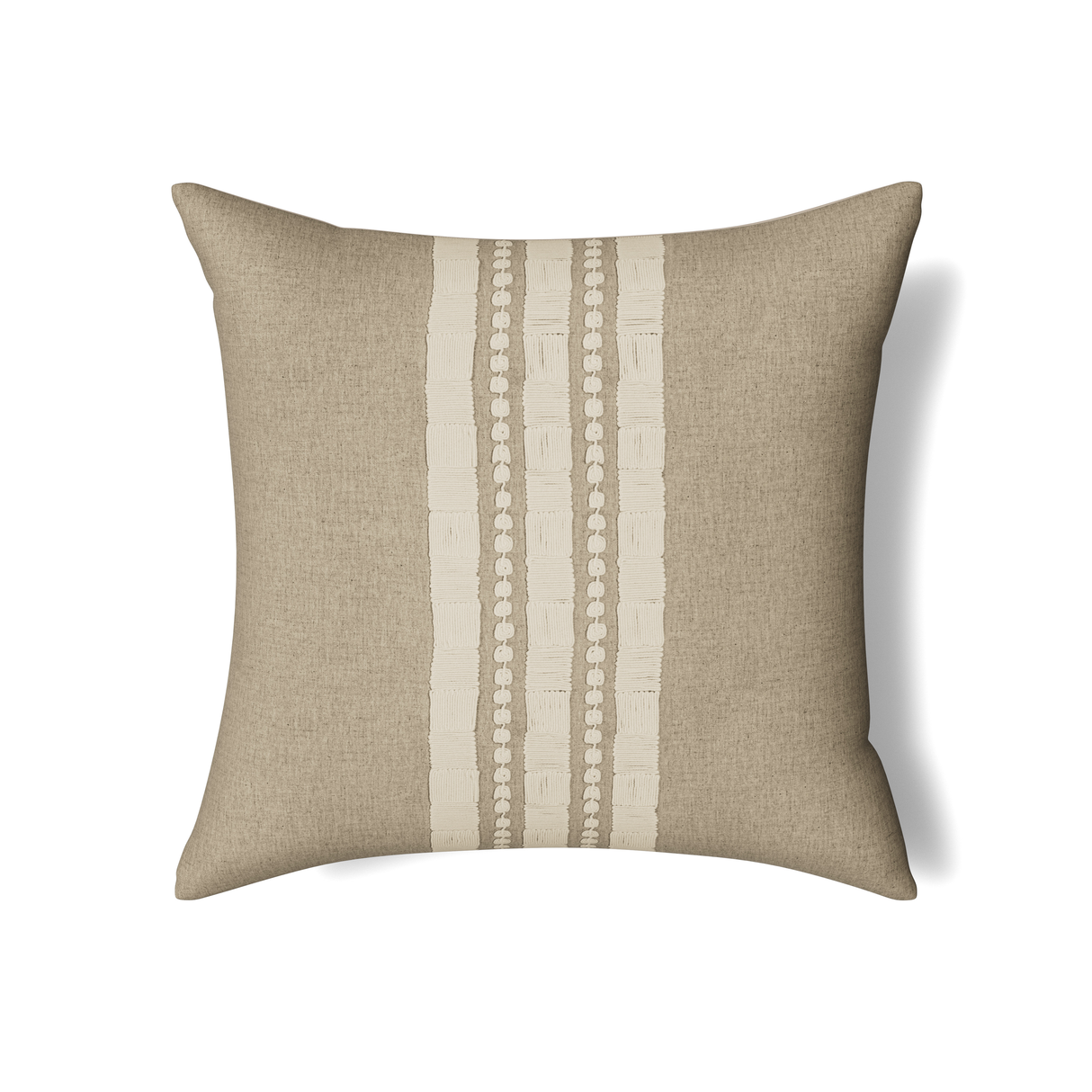 Ann Gish Natural 24x24 Echelon Pillow