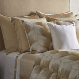 Ann Gish White / Gold 24x24 Fan Pillow