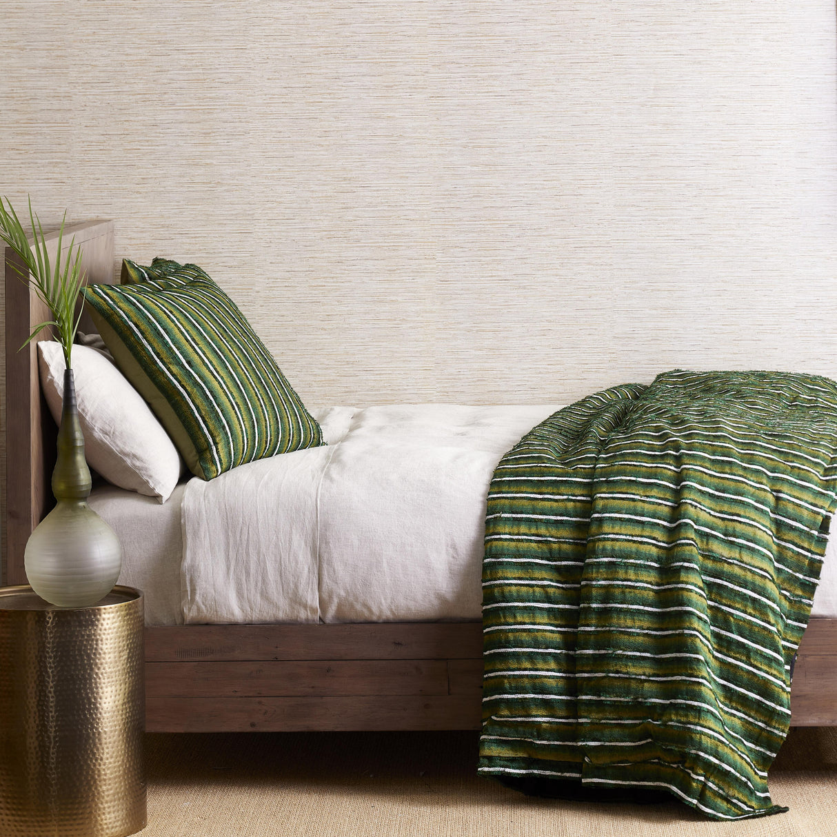 Ann Gish Green 24x24 Pluma Pillow