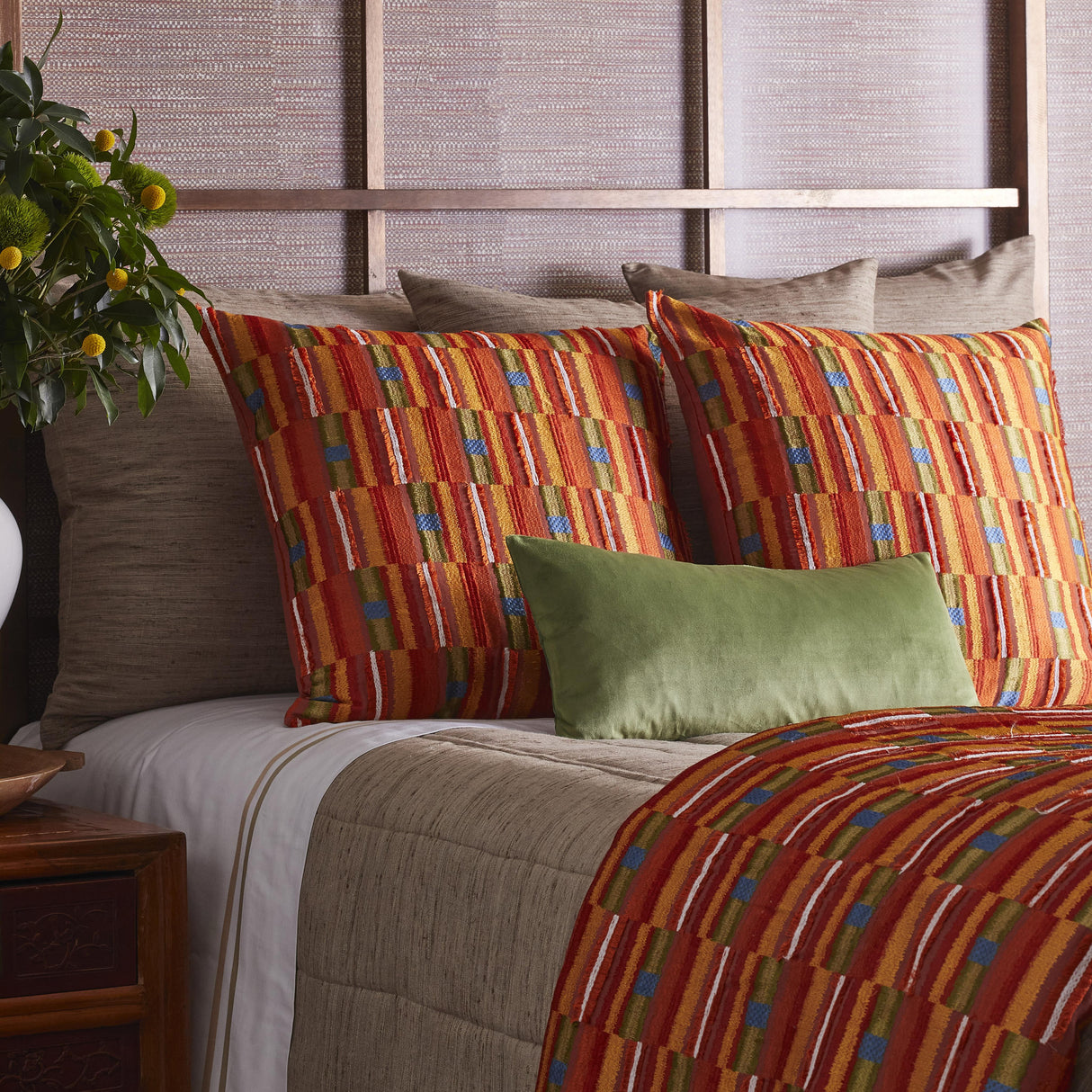 Ann Gish Multi 24x24 Pluma Pillow