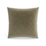 Ann Gish Khaki 20x20 Fresco Velvet Pillow