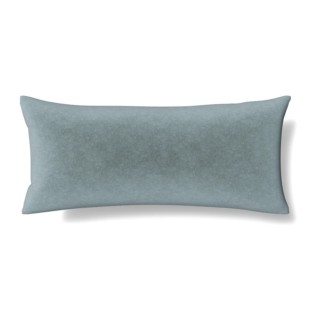Ann Gish Naples Blue 36x16 Fresco Velvet Pillow