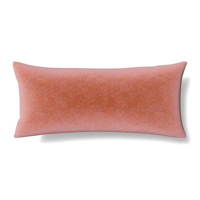 Ann Gish Rhubarb 36x16 Fresco Velvet Pillow