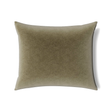 Ann Gish Khaki 36x30x2.5 Fresco Velvet Pillow