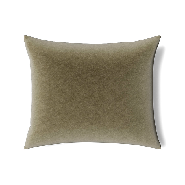 Ann Gish Khaki 36x30x2.5 Fresco Velvet Pillow