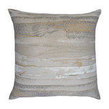Ann Gish Gold Silver 22x22 Horizon Pillow