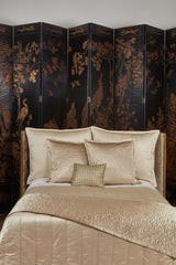 Ann Gish Champagne 36x30x2.5 Hammered Pillow