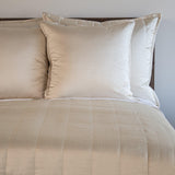 Ann Gish Champagne 36x30x2.5 Hammered Pillow