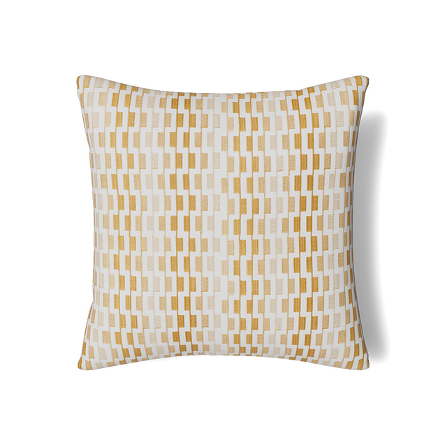 Ann Gish Gold 22x22 Ingot Pillow