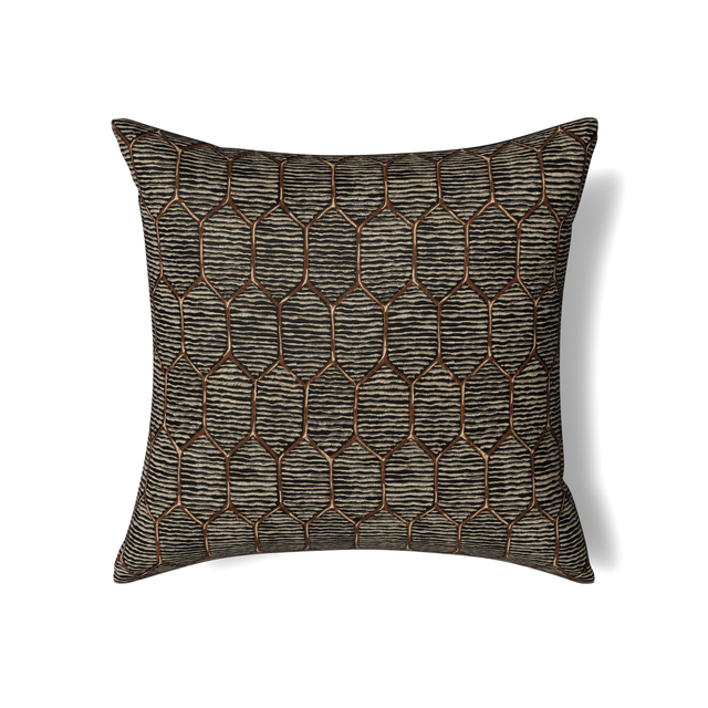 Ann Gish Charcoal 24x24 Inro Pillow