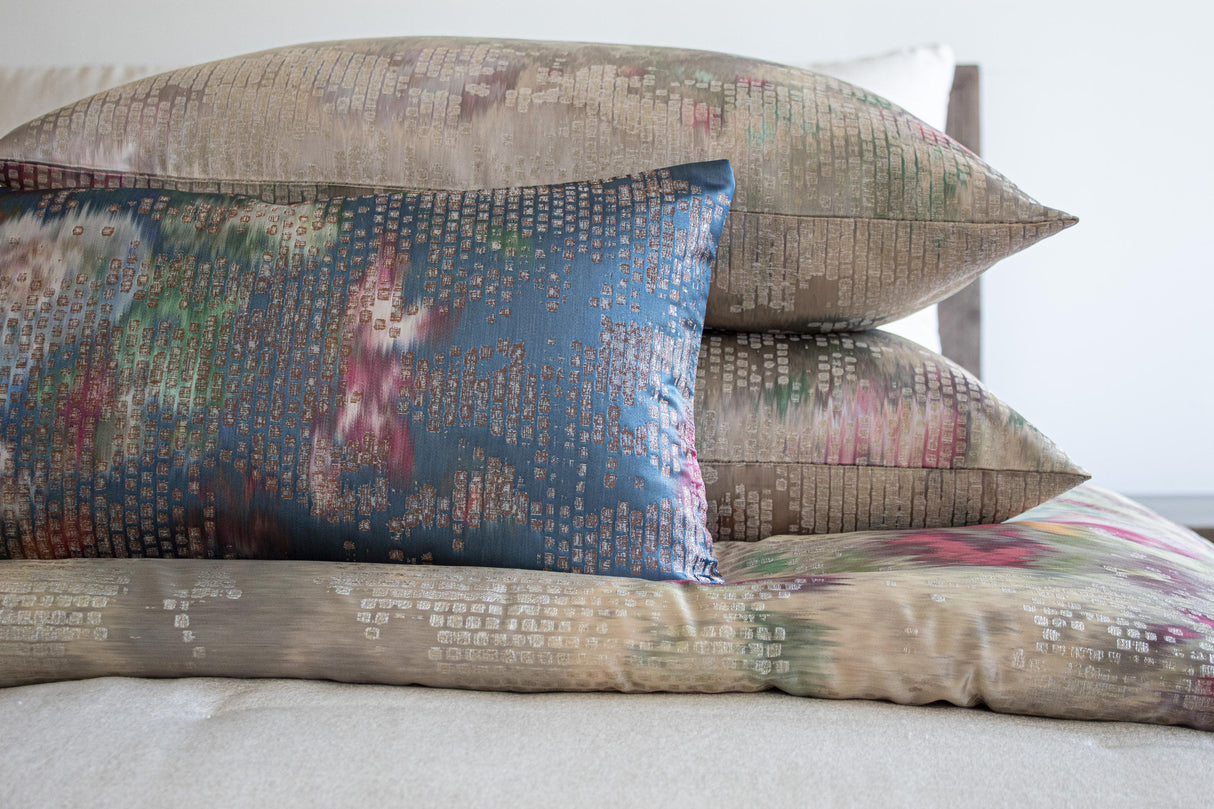 Ann Gish Navy 22x10 Ibiza Pillow