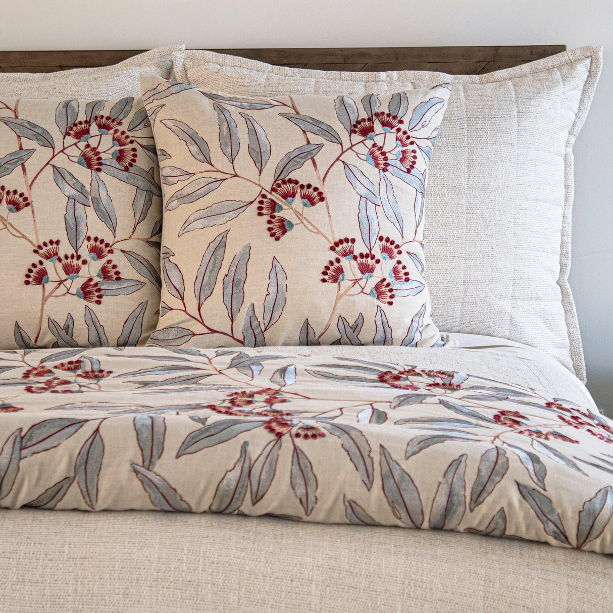 Ann Gish Blue 24x24 Linenberry Pillow