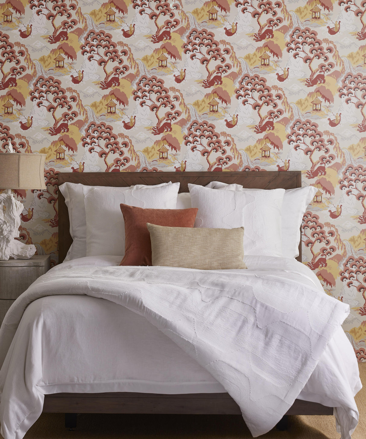 Ann Gish White / White 36x13 Lantern Pillow