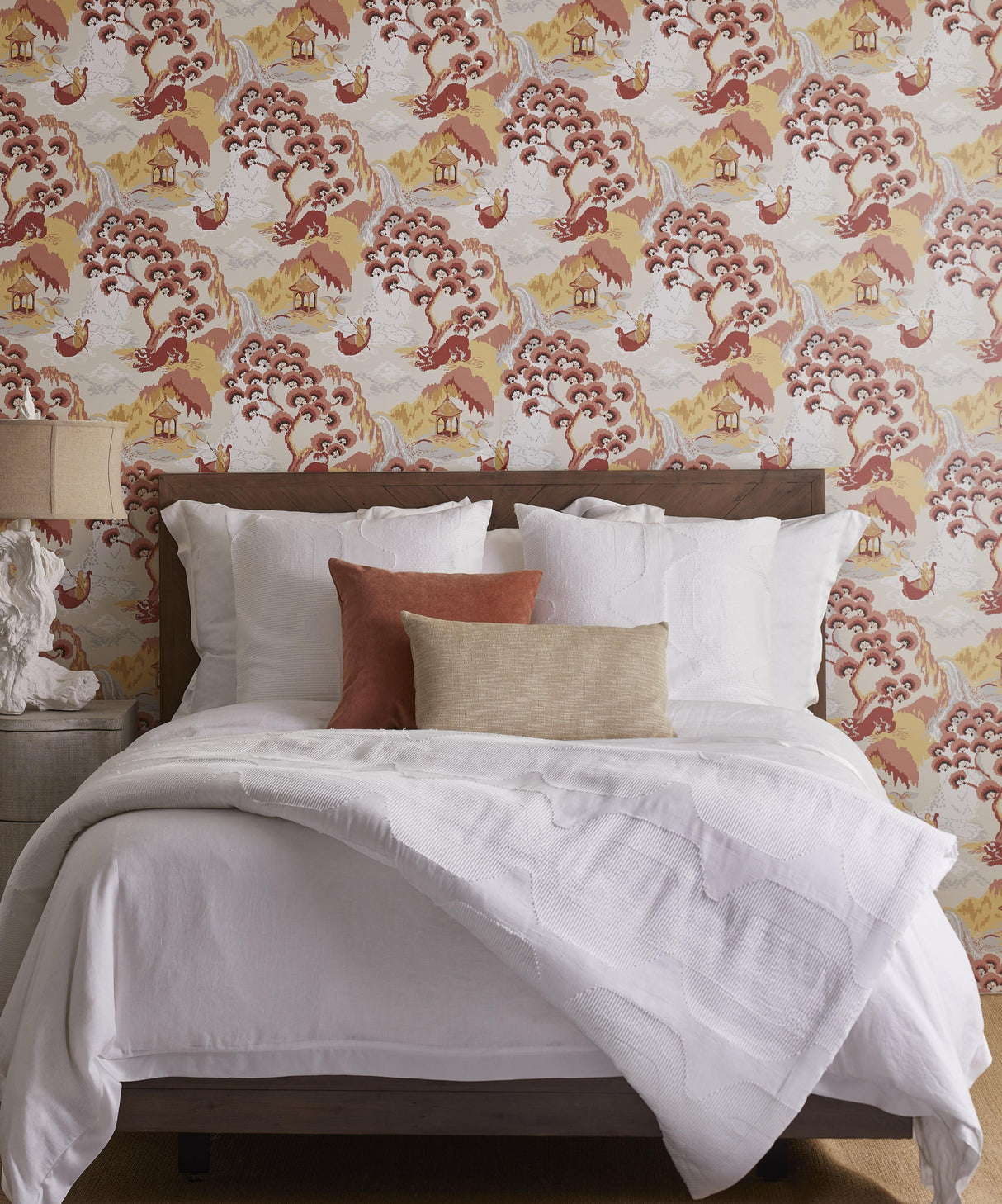 Ann Gish White / White 36x13 Lantern Pillow