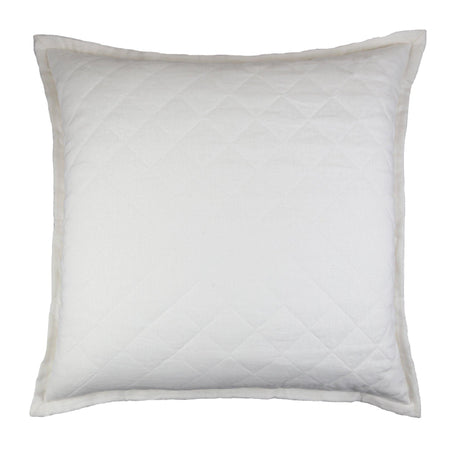 Ann Gish Linen 30x30 Linen Quilted Pillow