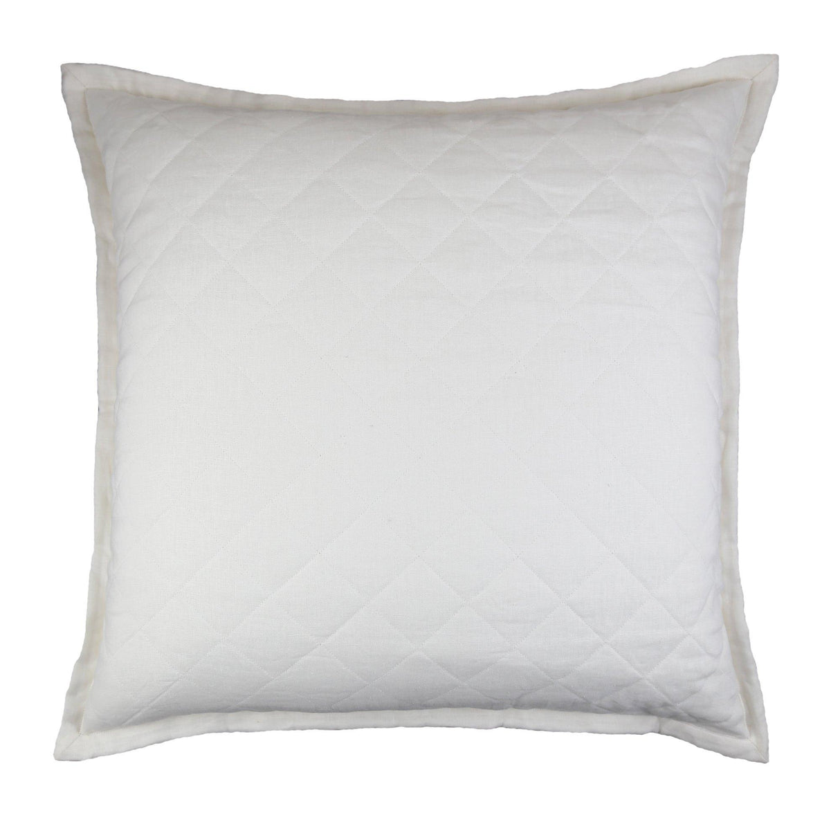 Ann Gish Linen 30x30 Linen Quilted Pillow