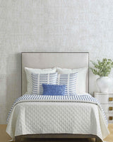 Ann Gish White/Blue 24x14 Latera Pillow