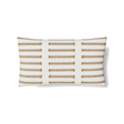 Ann Gish White/Taupe 24x14 Latera Pillow