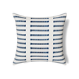 Ann Gish White/Blue 24x24 Latera Pillow