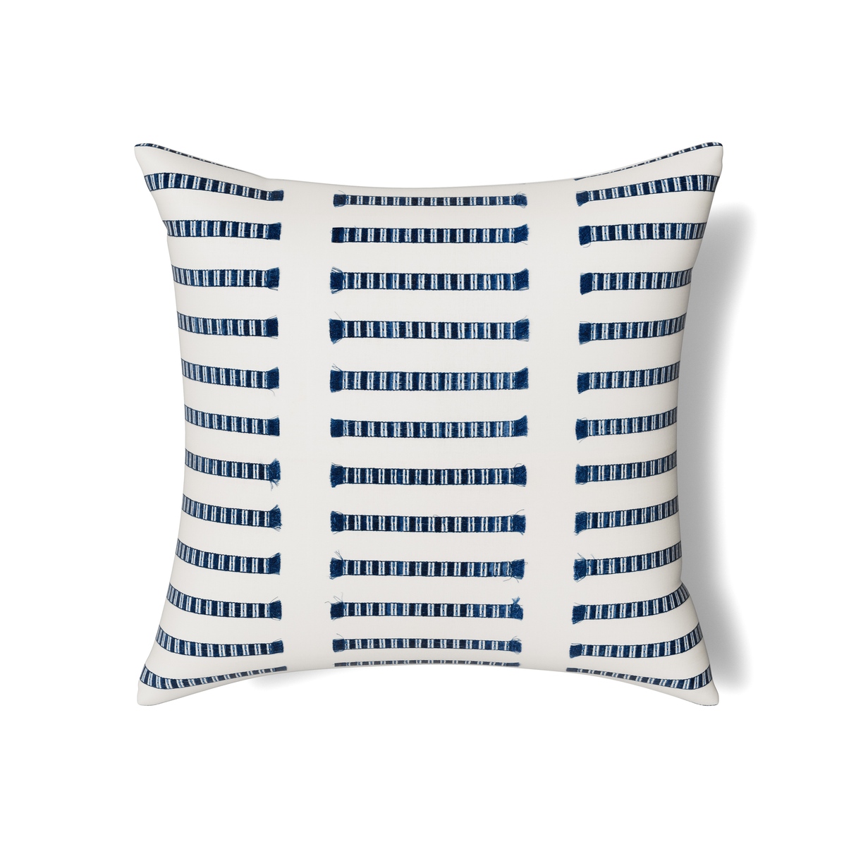 Ann Gish White/Blue 24x24 Latera Pillow