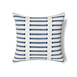 Ann Gish White/Blue 24x24 Latera Pillow