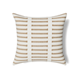 Ann Gish White/Taupe 24x24 Latera Pillow