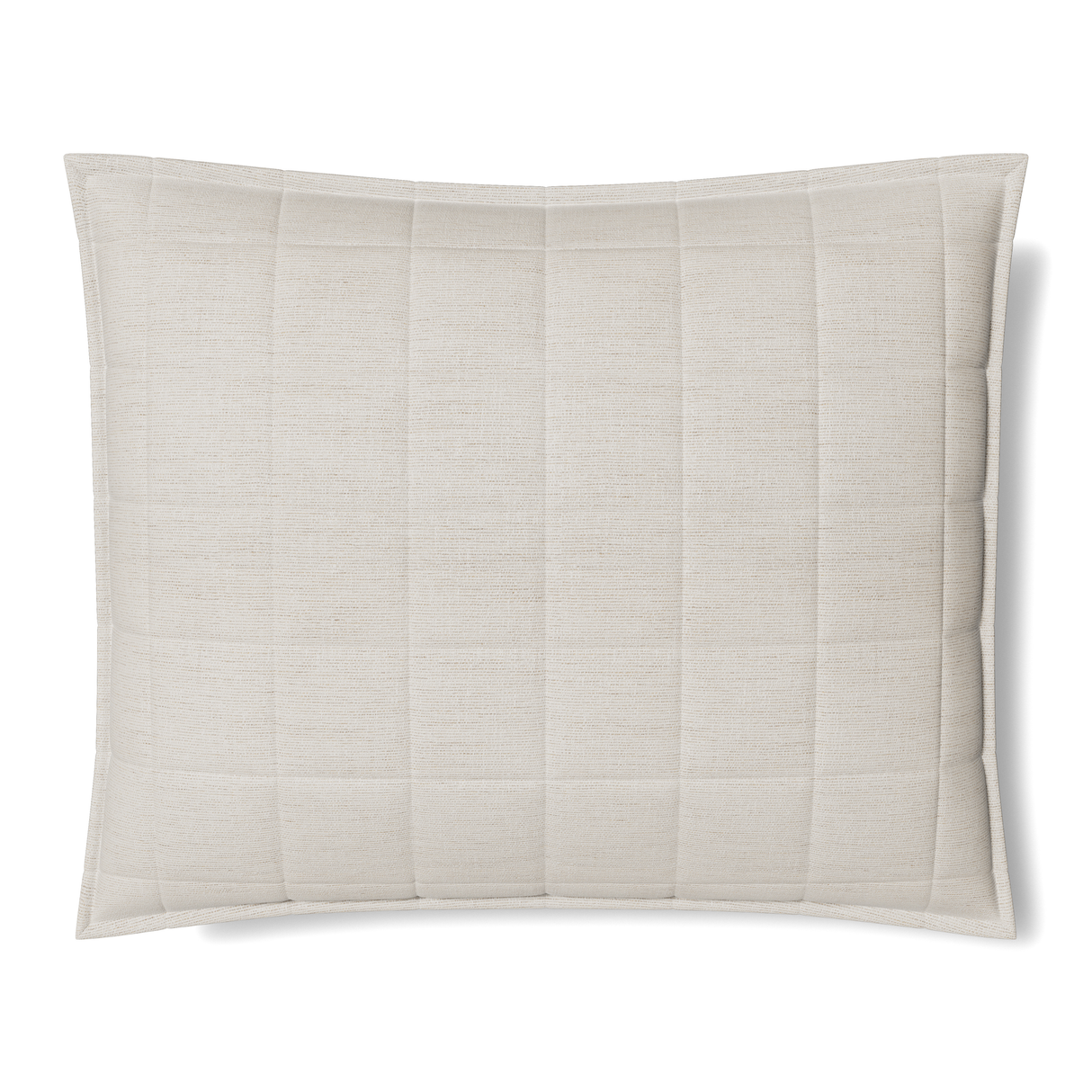 Ann Gish Natural 36x30x2.5 Macau Quilted Pillow