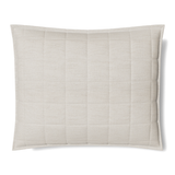 Ann Gish Natural 36x30x2.5 Macau Quilted Pillow