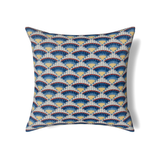 Ann Gish Blues 24x24 Maiolica Pillow