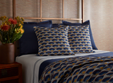 Ann Gish Blues 24x24 Maiolica Pillow