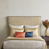 Ann Gish Poppy 18x12 Embellished Minoan Pillow