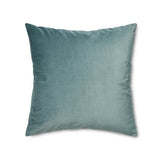 Ann Gish Amalfi Blue 22x22 Modern Velvet Pillow