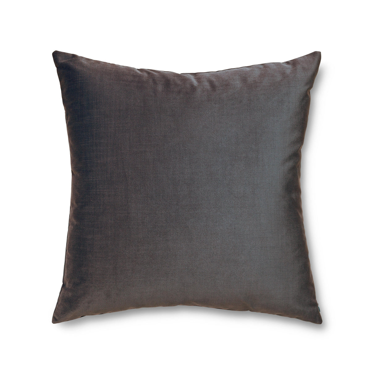 Ann Gish Charcoal 22x22 Modern Velvet Pillow