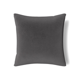 Ann Gish Charcoal 22x22 Modern Velvet Pillow
