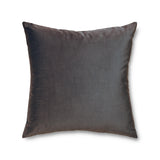 Ann Gish Charcoal 22x22 Modern Velvet Pillow
