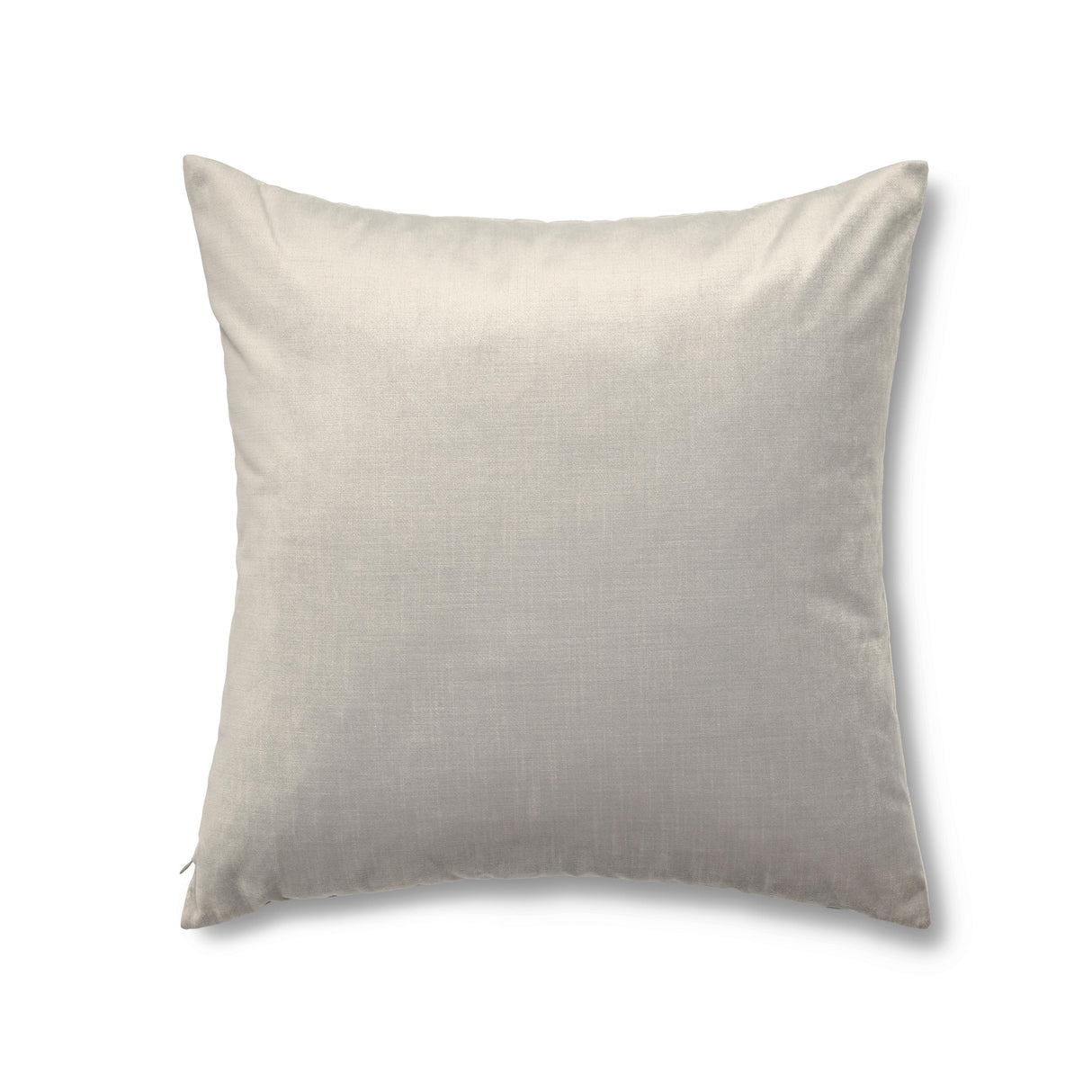 Ann Gish Silver 22x22 Modern Velvet Pillow