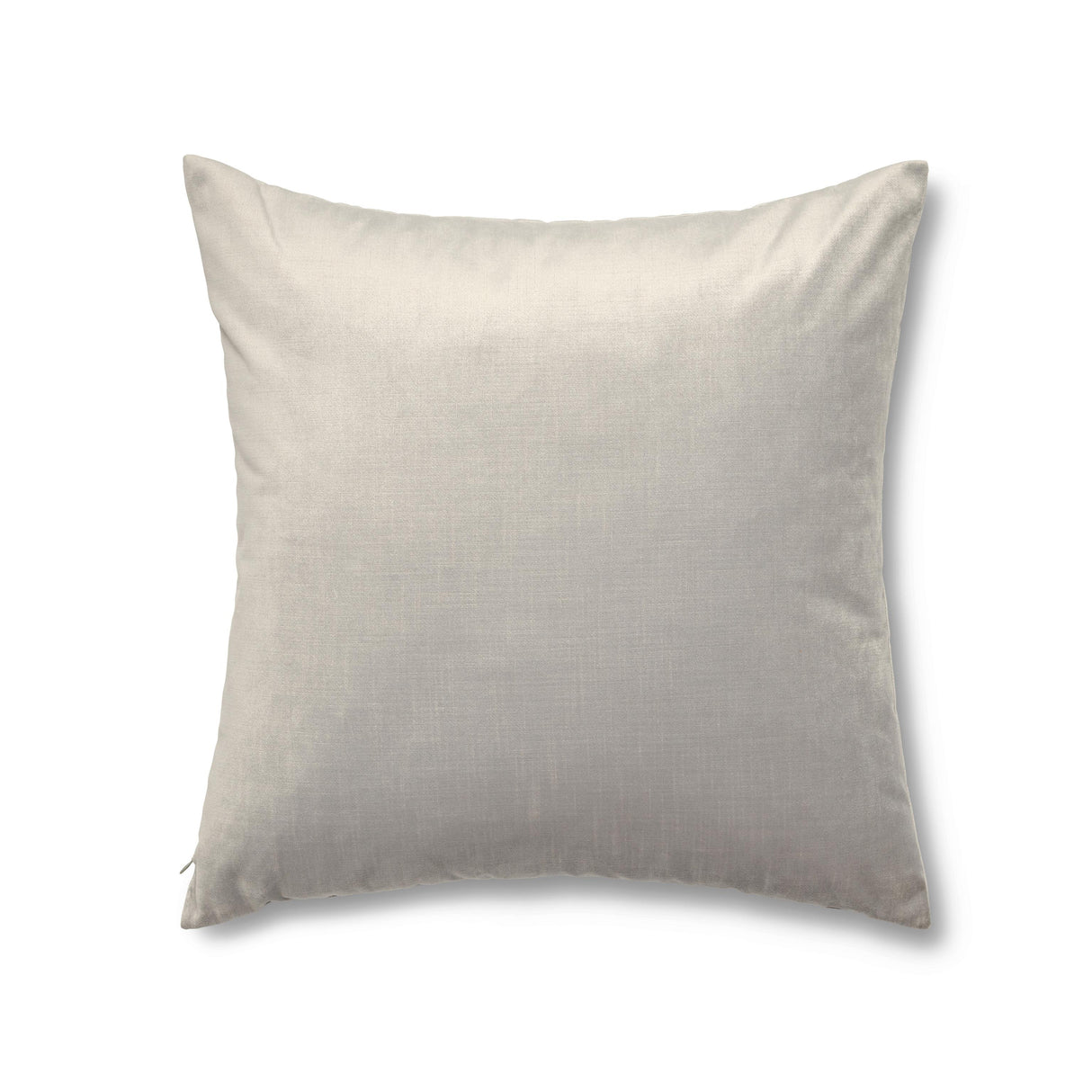 Ann Gish Silver 22x22 Modern Velvet Pillow