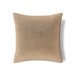 Ann Gish Taupe 22x22 Modern Velvet Pillow